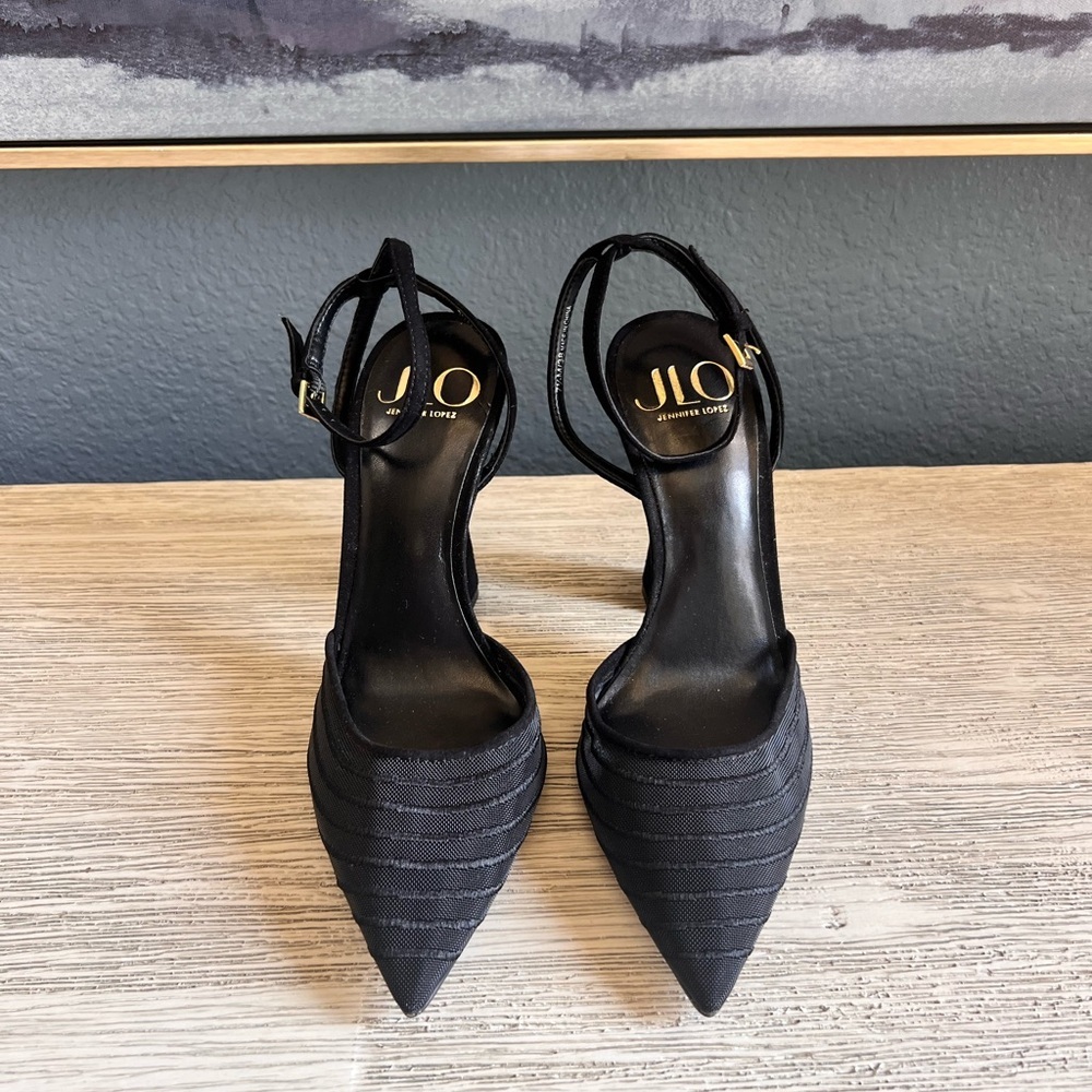 LIKE NEW!!!! Jennifer Lopez Torrie Elegant Black Heels - Picture 1 of 6